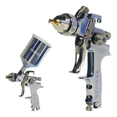 Pro-Tek Spray Equipment HVLP G/F PAINT GUN 1.7MM CUP=8860 ALUMINUM 2660-1.7